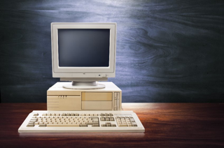 Een personal computer in de jaren '90
